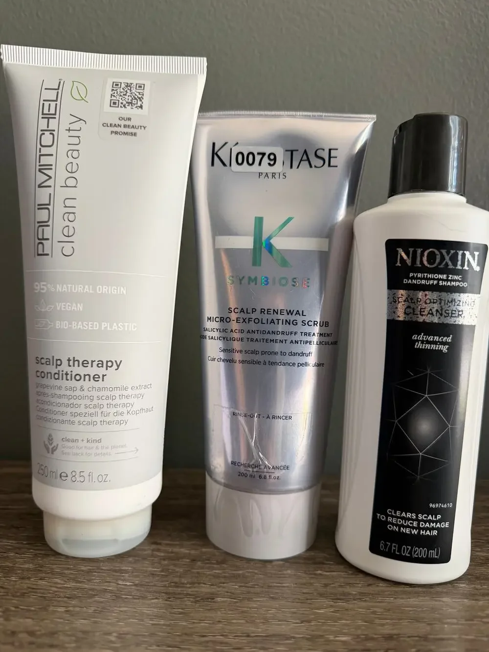 Kerastase + Nioxin + Paul Mitchell Scalp Care Trio